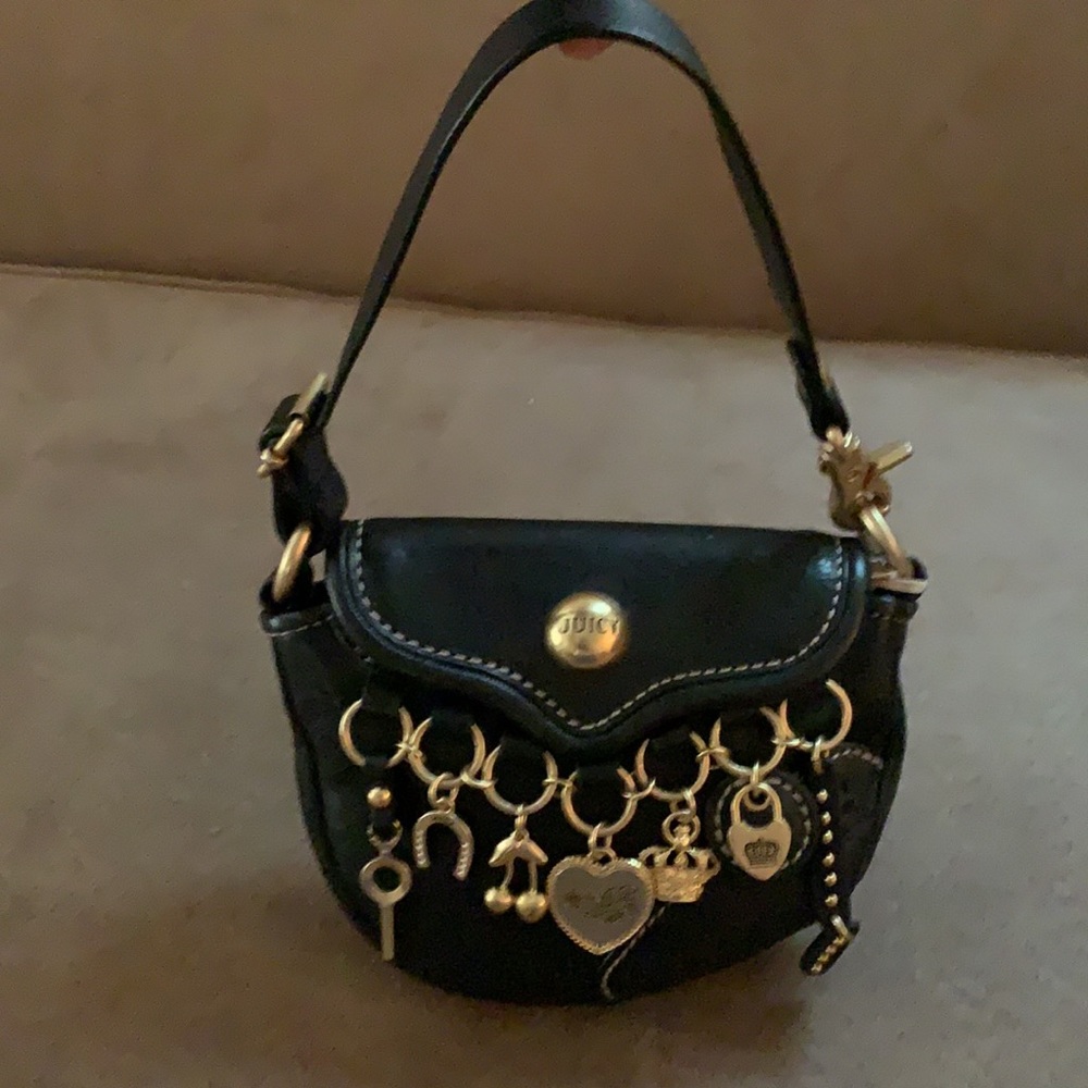 Juicy Couture  Mini Leather Charm Bag